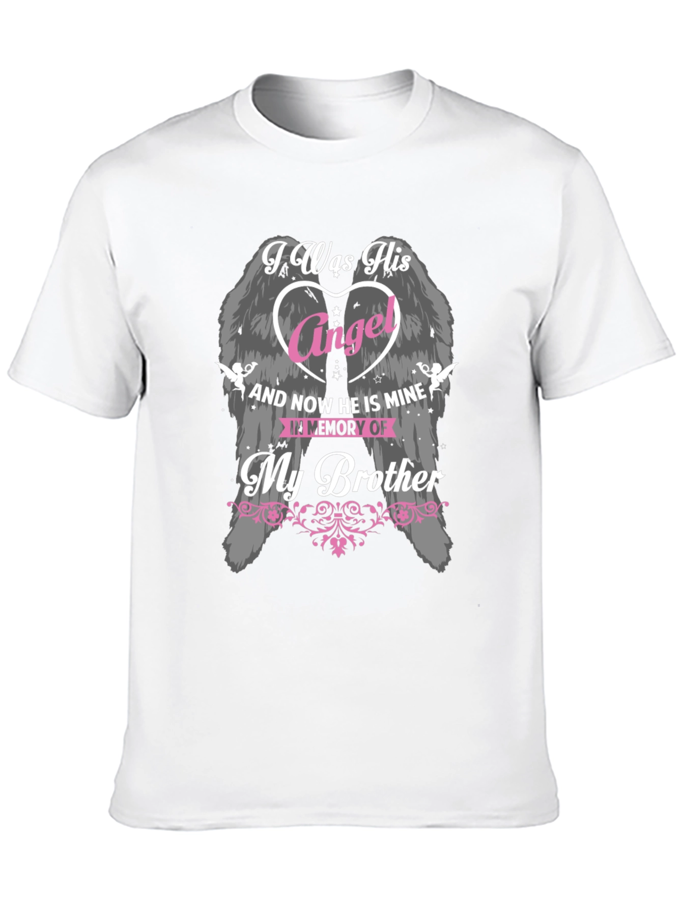 Memorial Brother Angel Wings T-Shirt