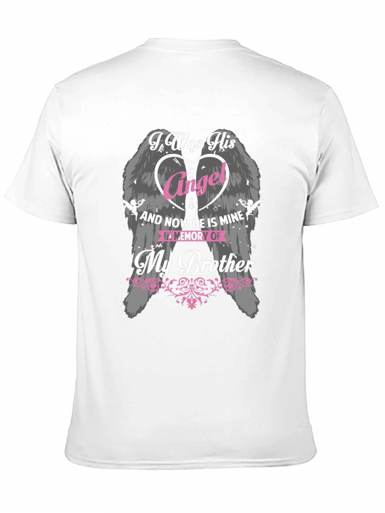 Memorial Brother Angel Wings T-Shirt