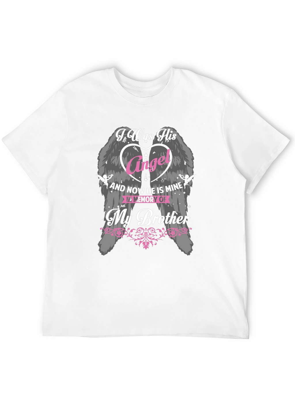 Memorial Brother Angel Wings T-Shirt