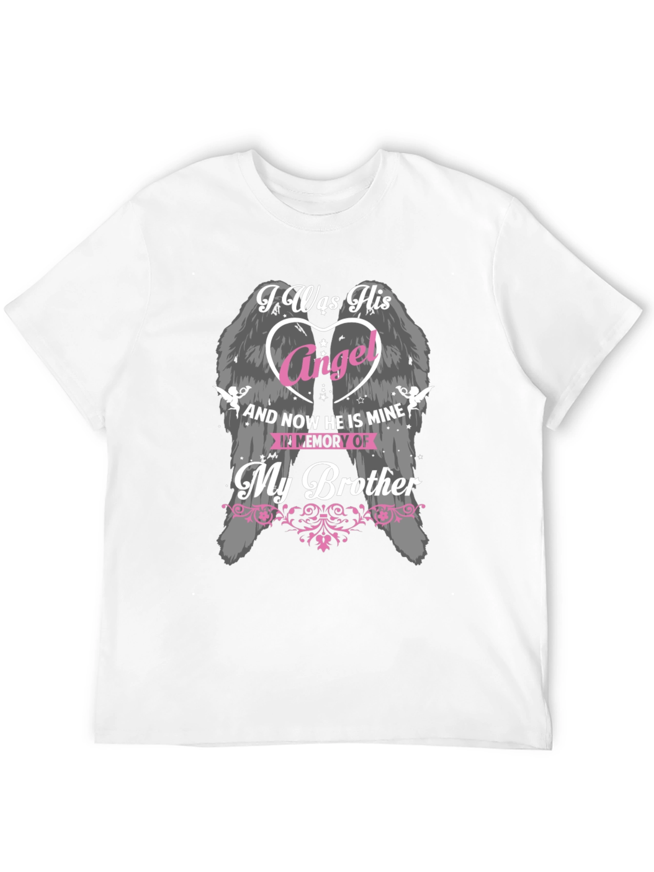 Memorial Brother Angel Wings T-Shirt