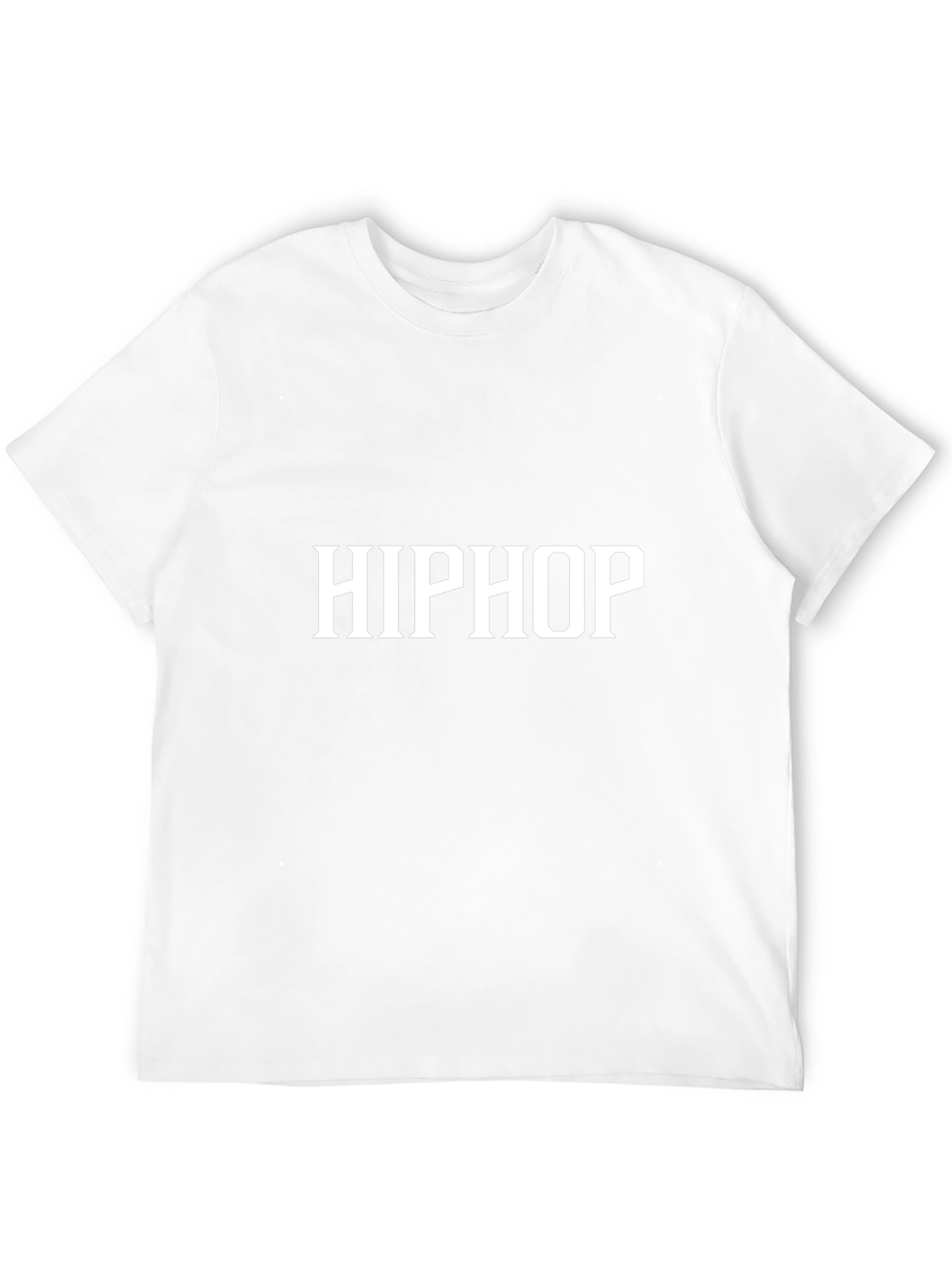 Black Hip Hop Graphic T-Shirt