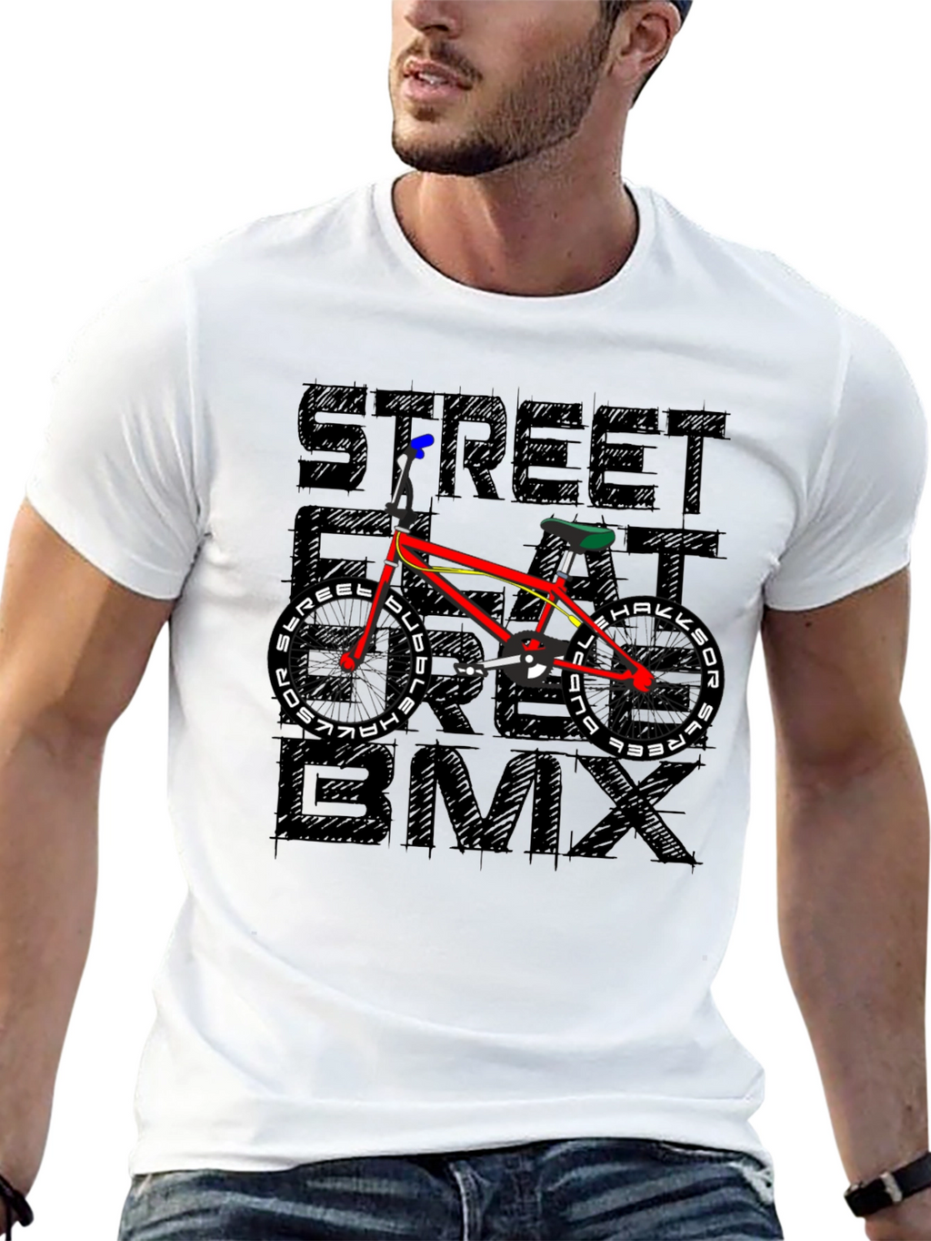 Street Beat BMX Graphic Tee