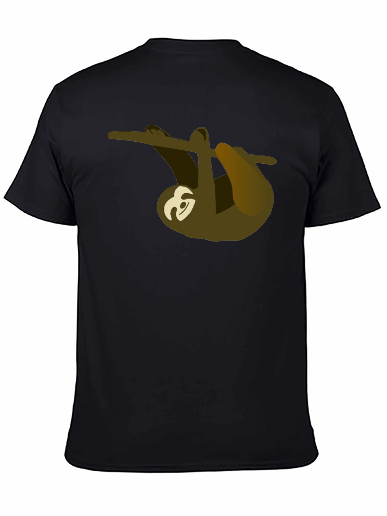Chill Sloth Graphic Tee - Relaxed Style