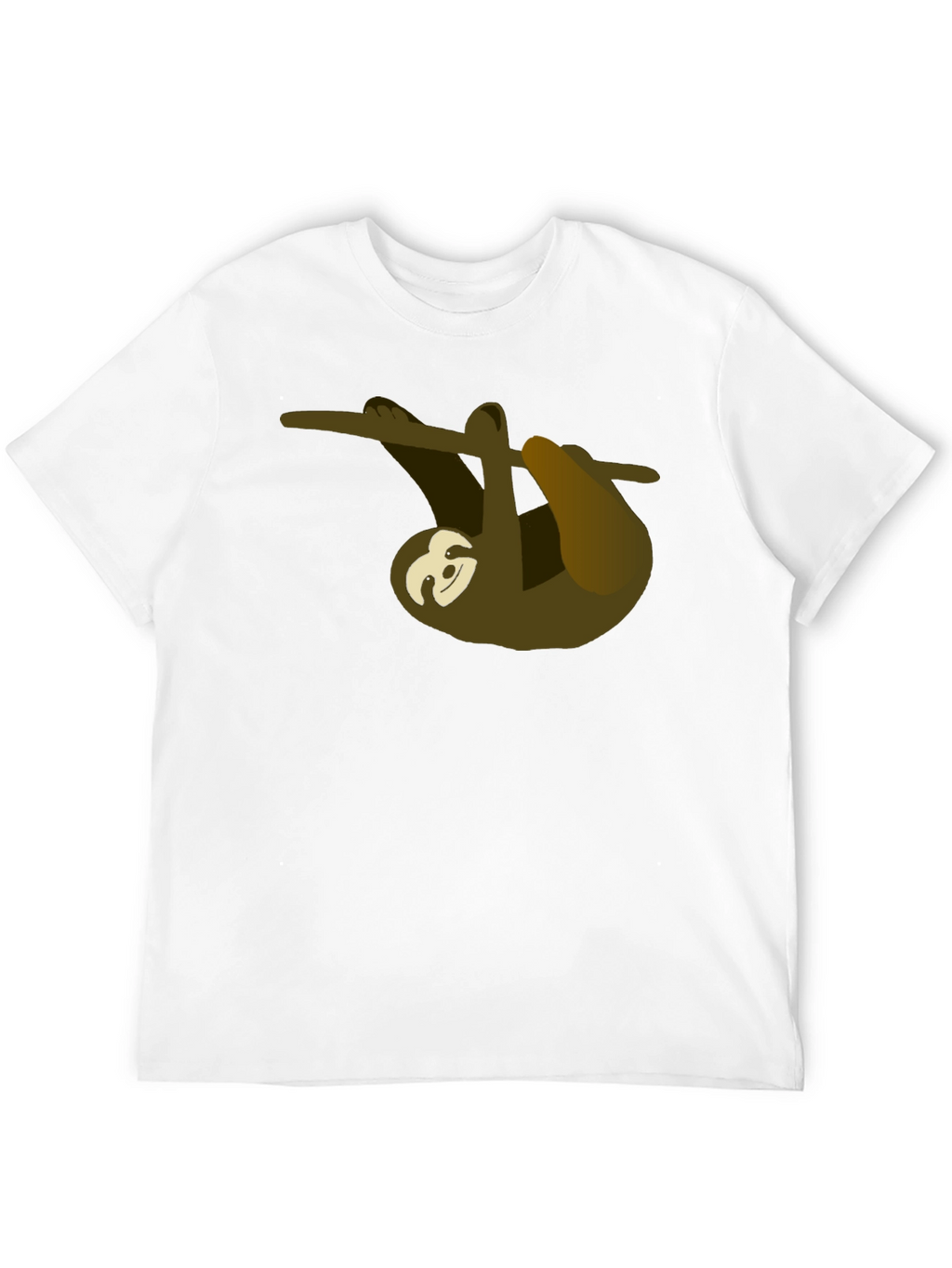 Chill Sloth Graphic Tee - Relaxed Style