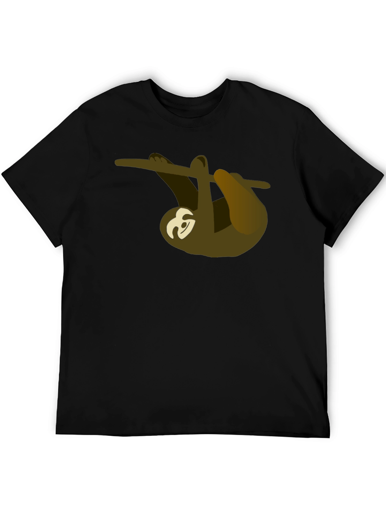 Chill Sloth Graphic Tee - Relaxed Style