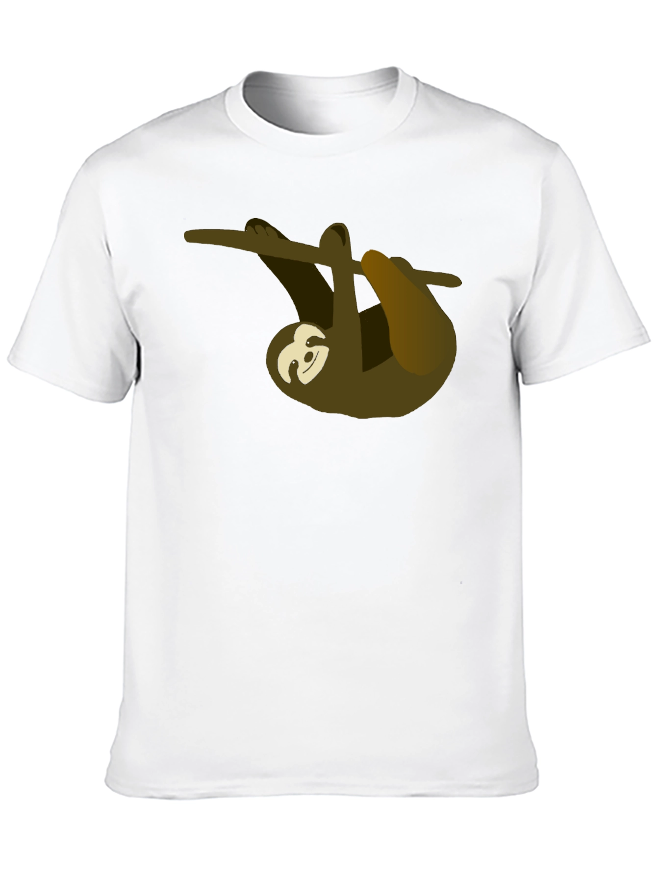Chill Sloth Graphic Tee - Relaxed Style