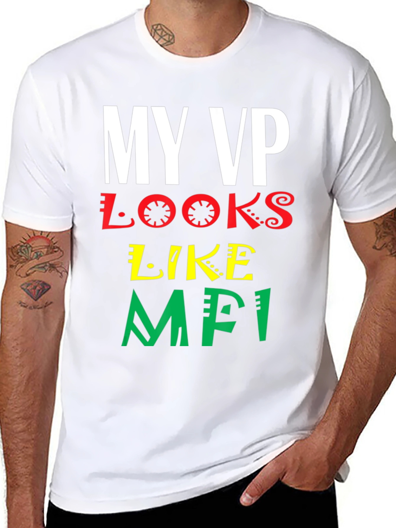 My VP Looks Like MFI T-Shirt - Black Pride