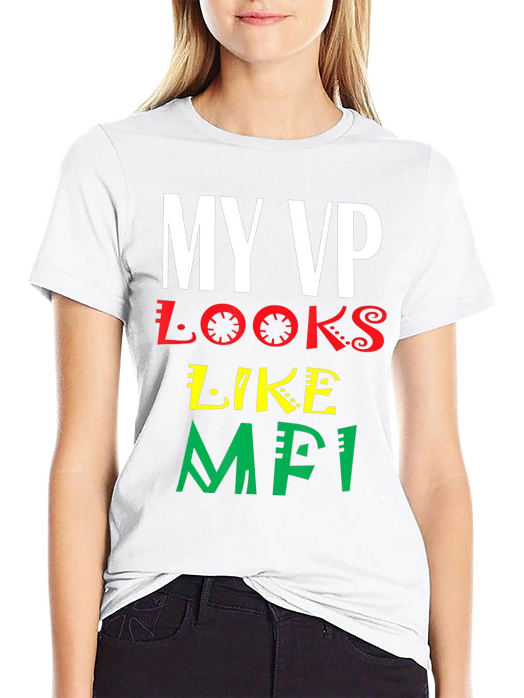 My VP Looks Like MFI T-Shirt - Black Pride