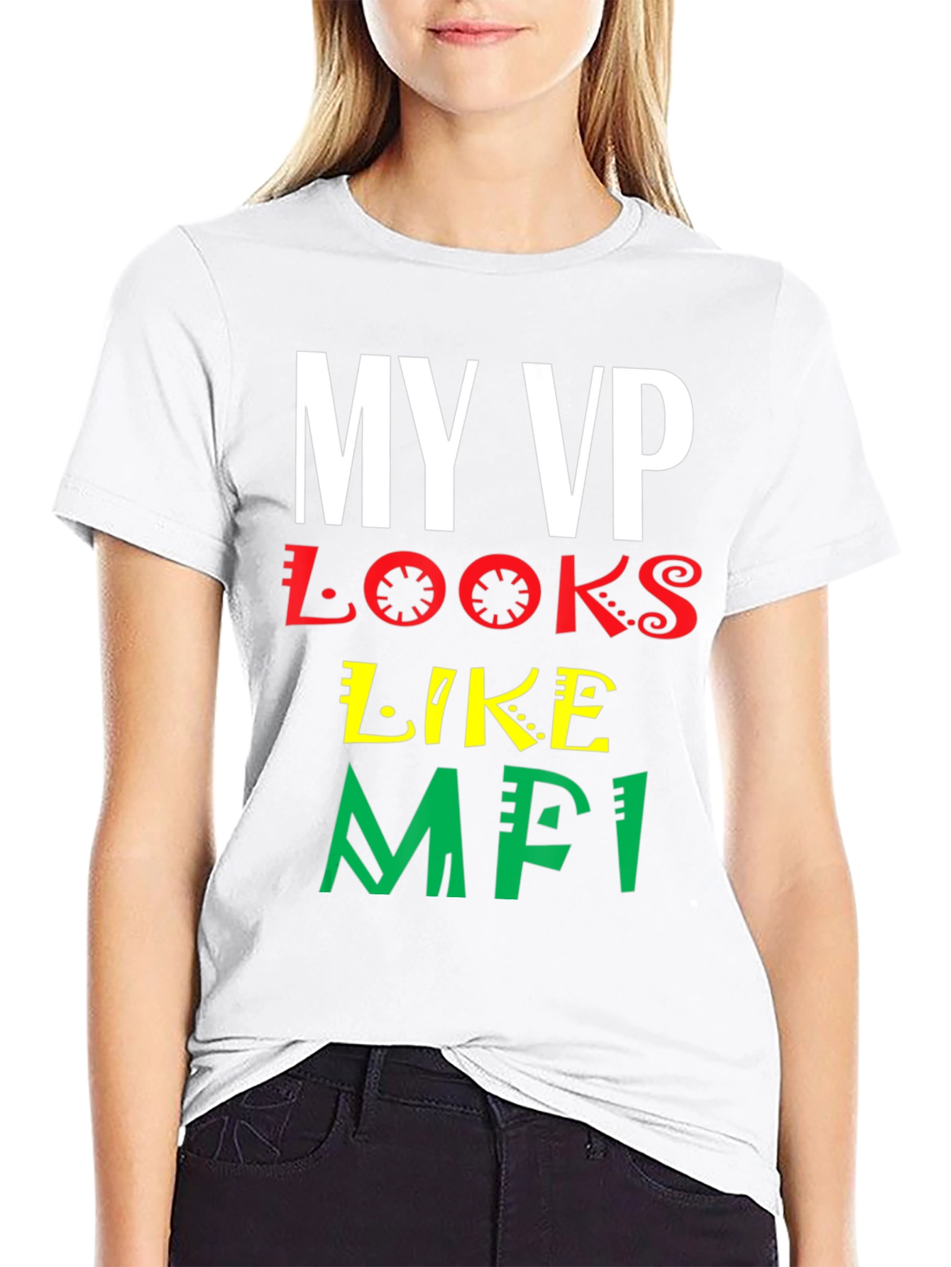 My VP Looks Like MFI T-Shirt - Black Pride