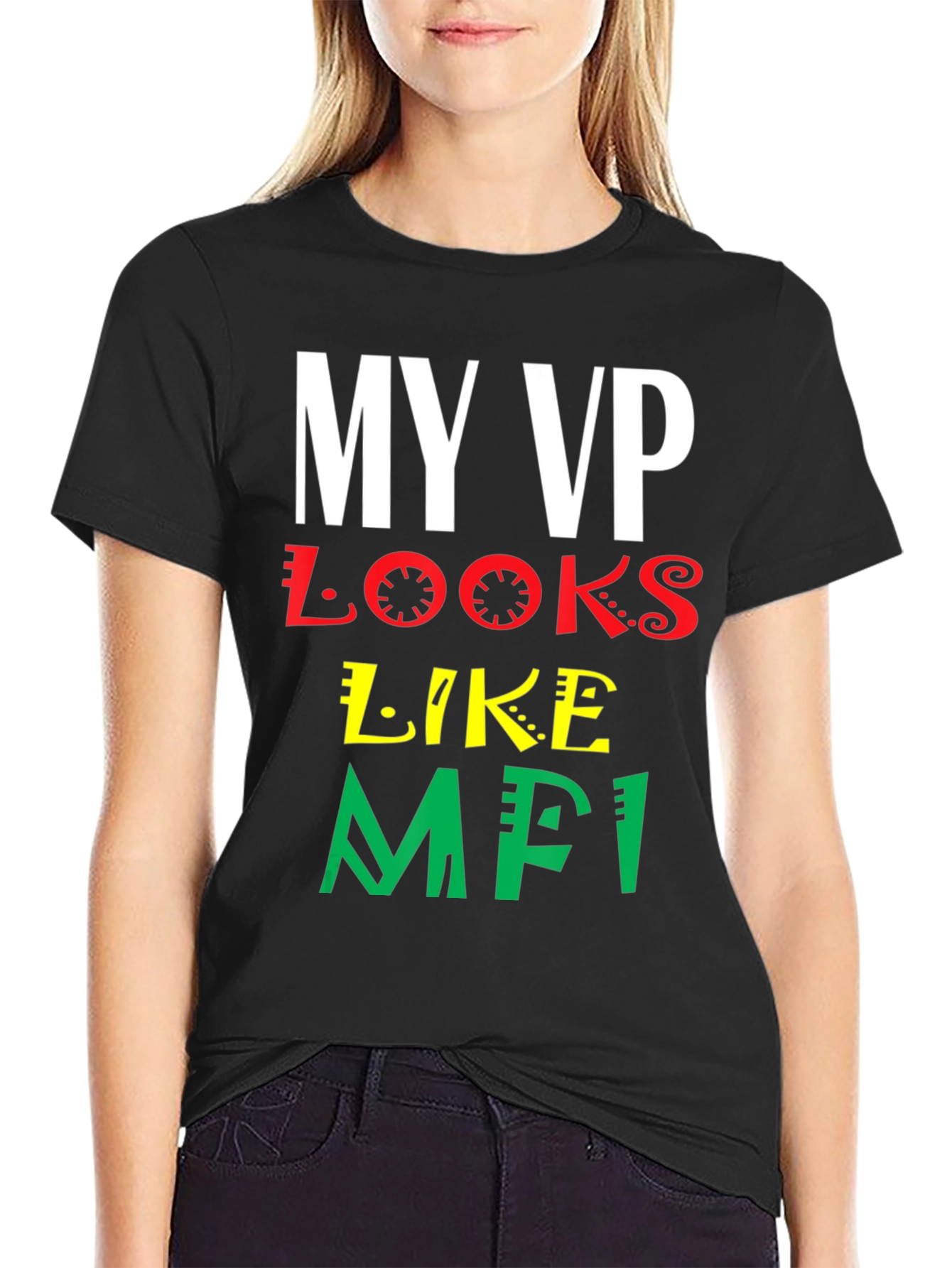 My VP Looks Like MFI T-Shirt - Black Pride