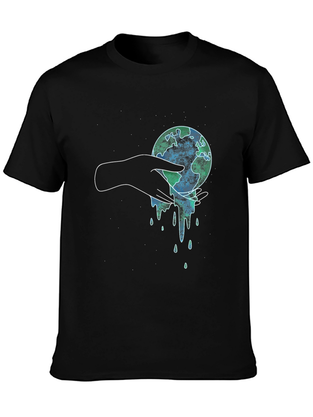 Melting Earth Graphic Tee - Save the Planet T-Shirt