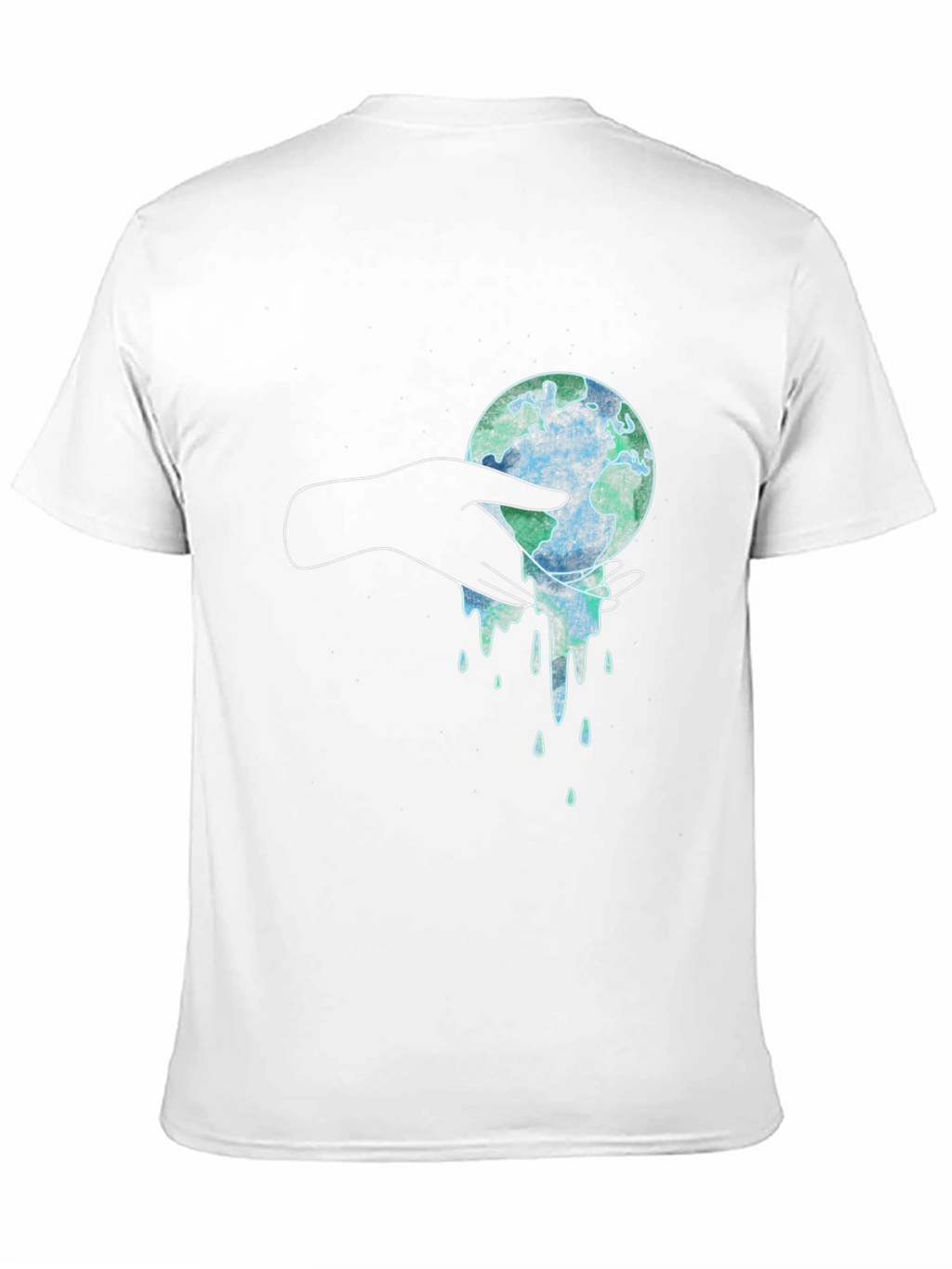 Melting Earth Graphic Tee - Save the Planet T-Shirt
