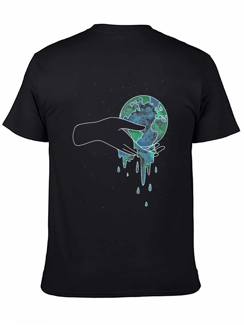 Melting Earth Graphic Tee - Save the Planet T-Shirt