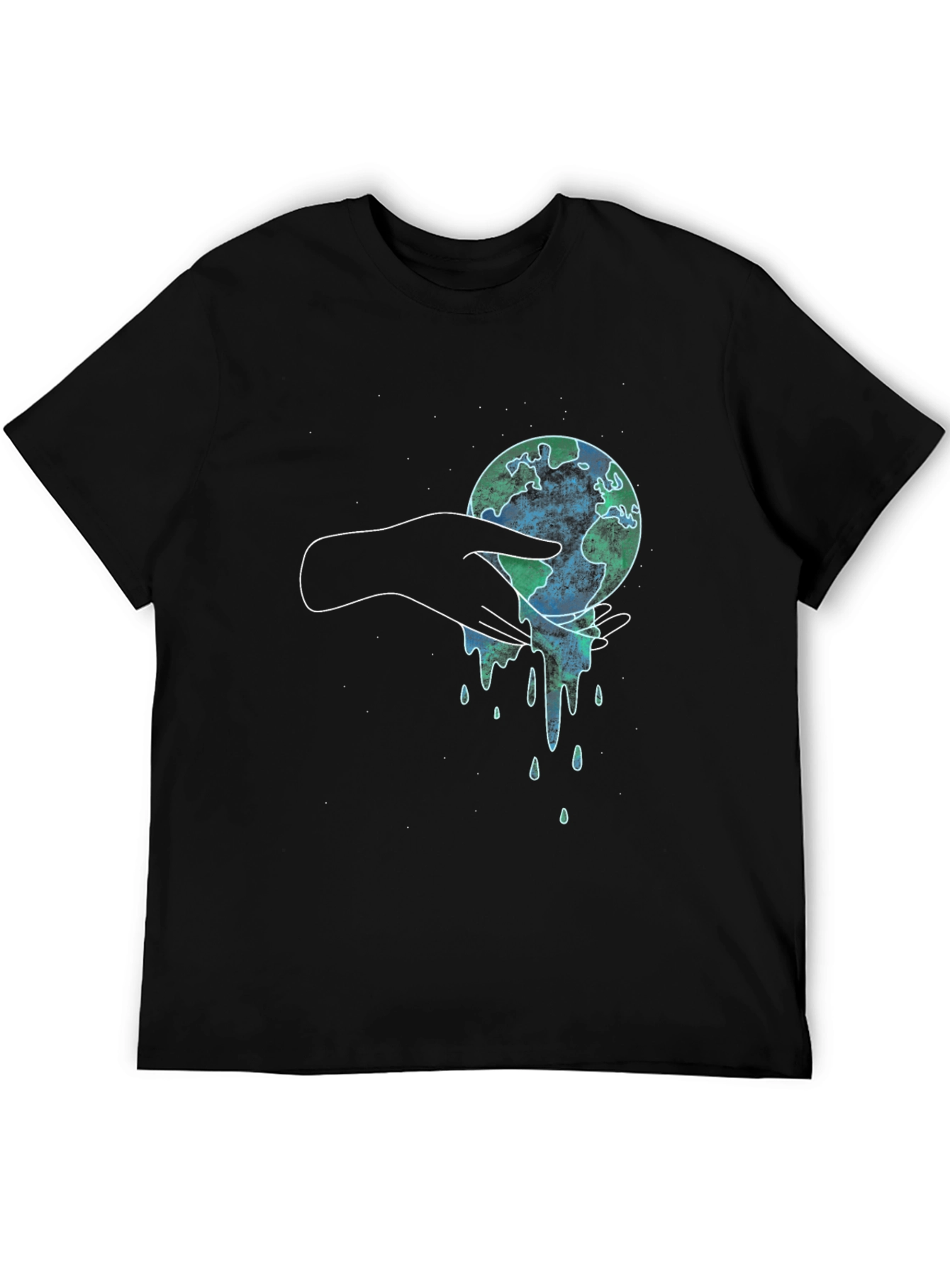 Melting Earth Graphic Tee - Save the Planet T-Shirt