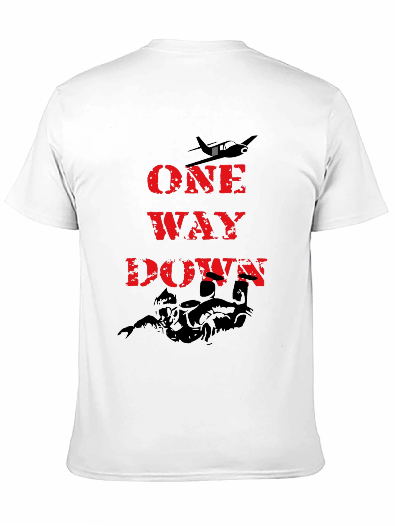 One Way Down Graphic Tee - Black