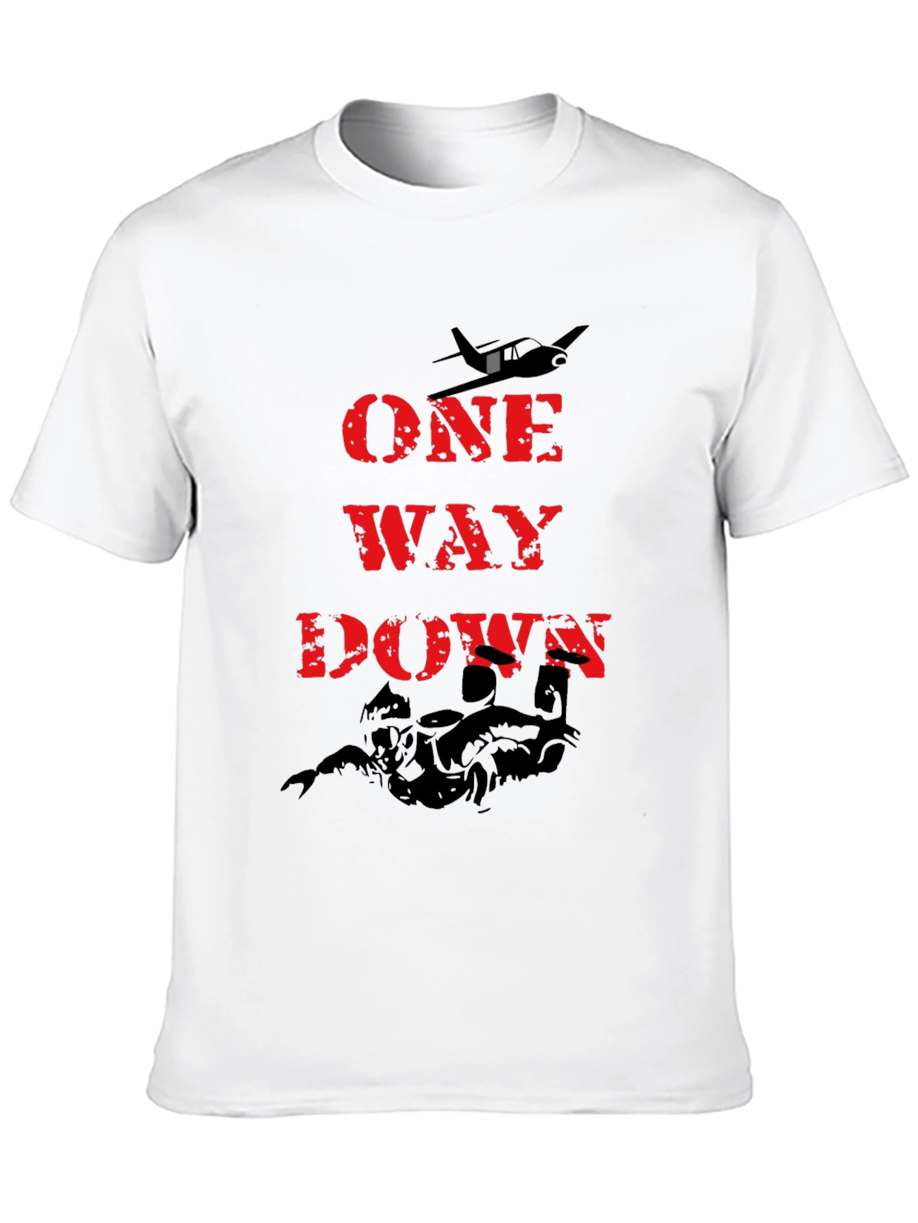 One Way Down Graphic Tee - Black