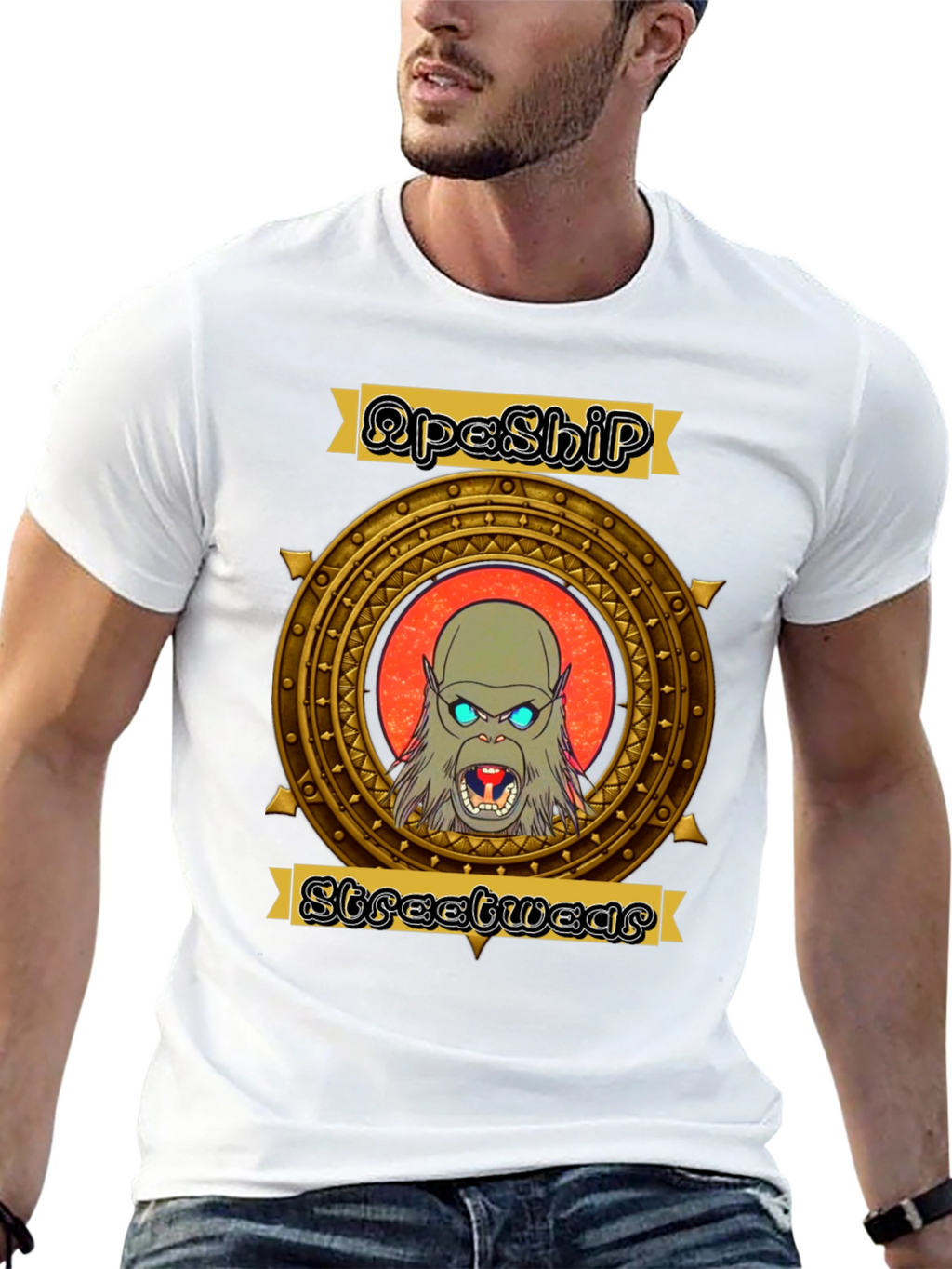 ApeShip Streetwear Graphic T-Shirt