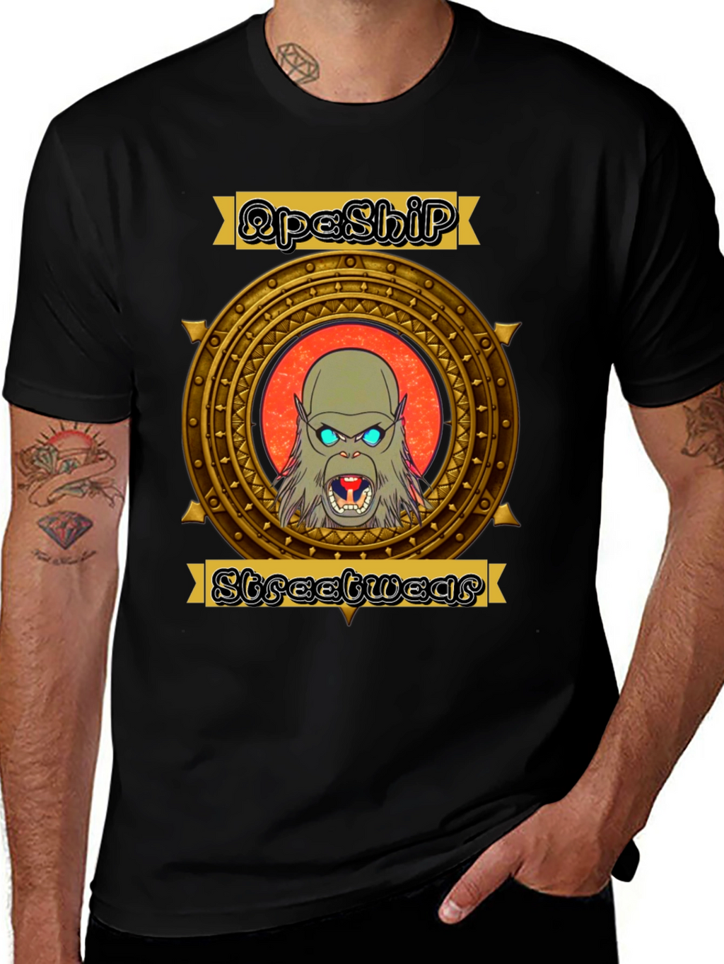 ApeShip Streetwear Graphic T-Shirt