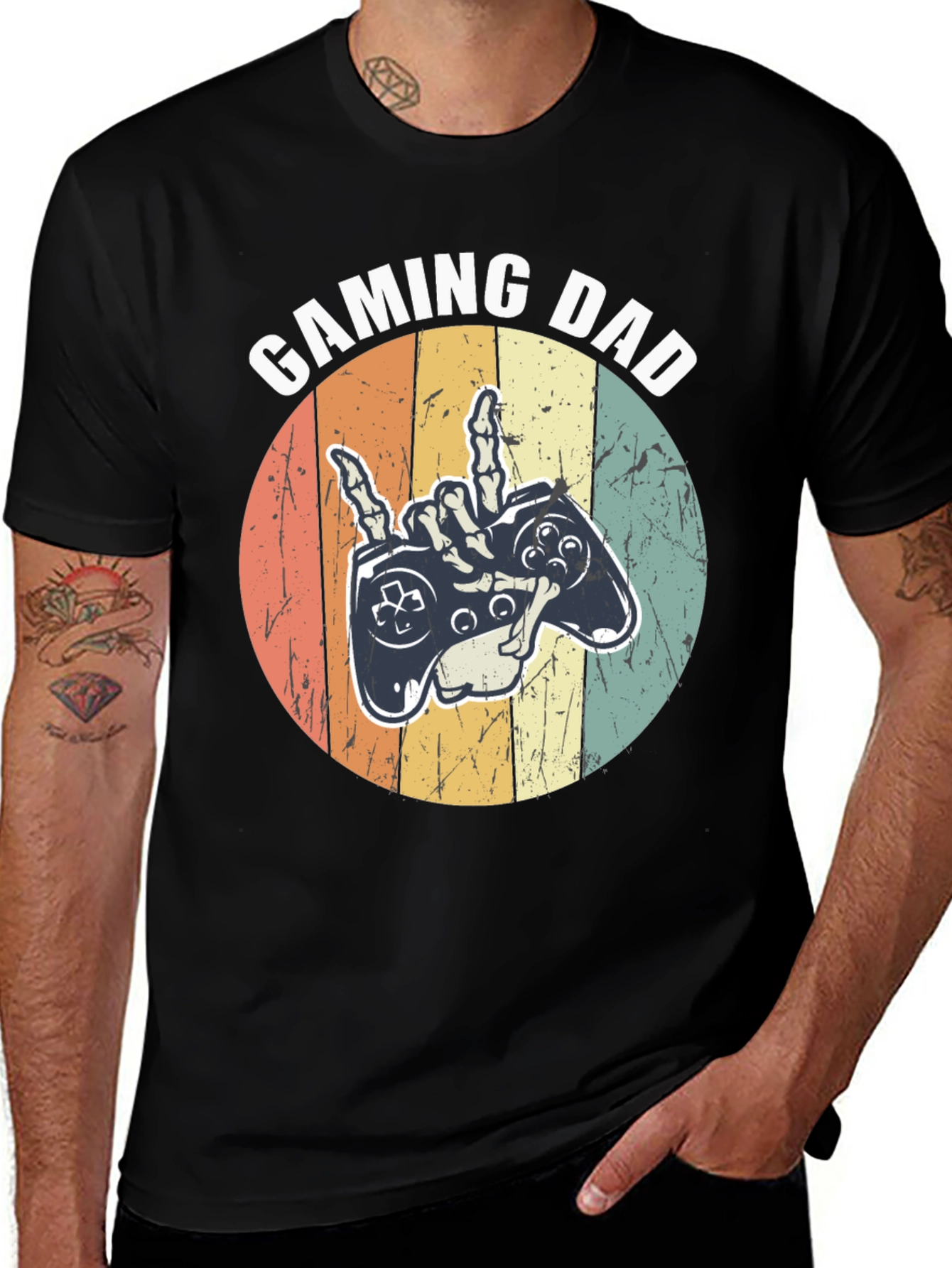 Gaming Dad T-Shirt: Vintage Style Gamer Tee