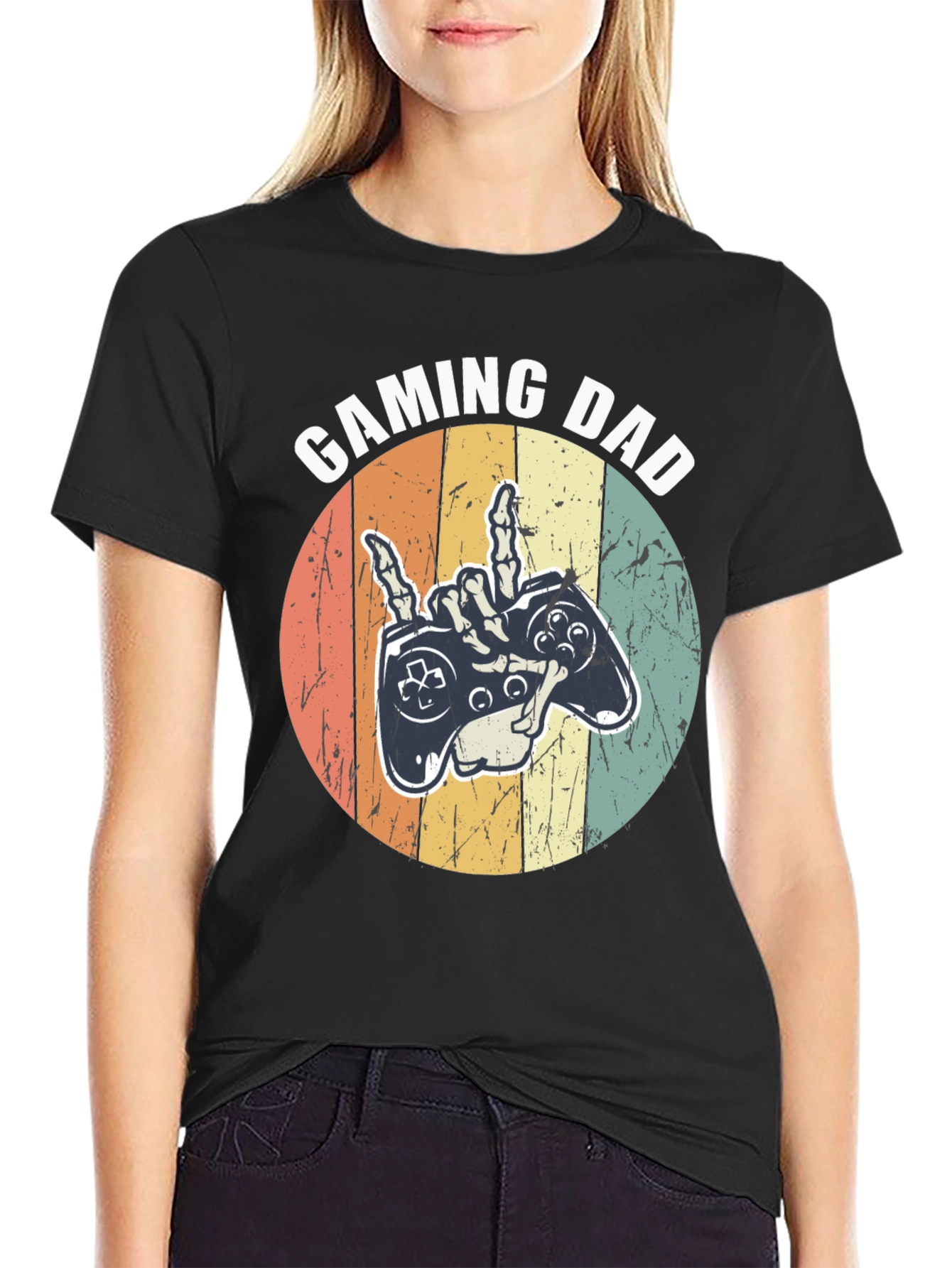 Gaming Dad T-Shirt: Vintage Style Gamer Tee