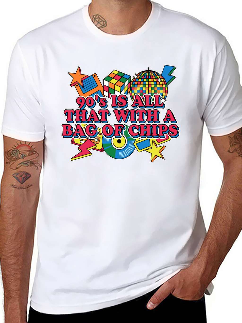 90s Style Graphic Tee