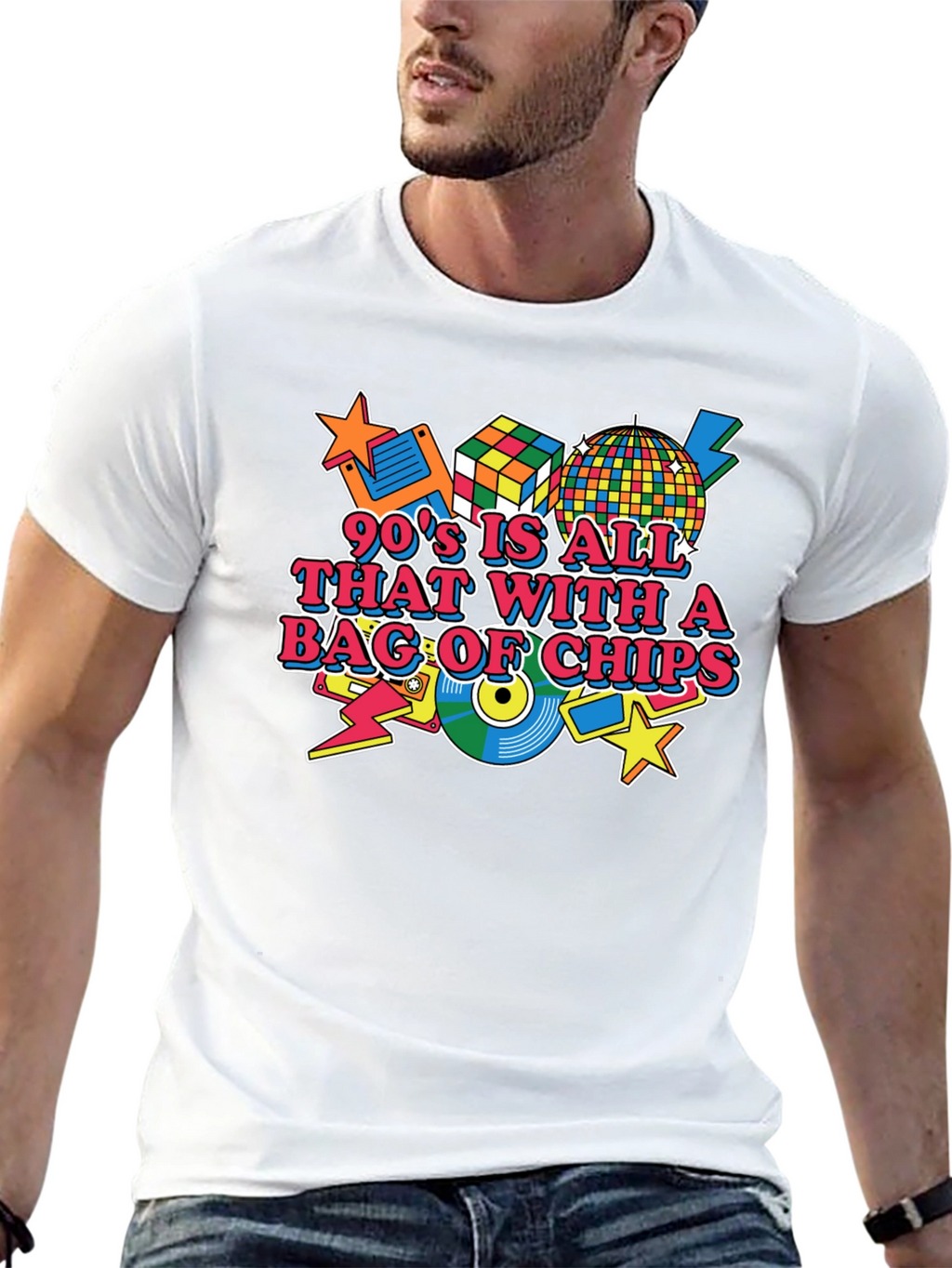 90s Style Graphic Tee