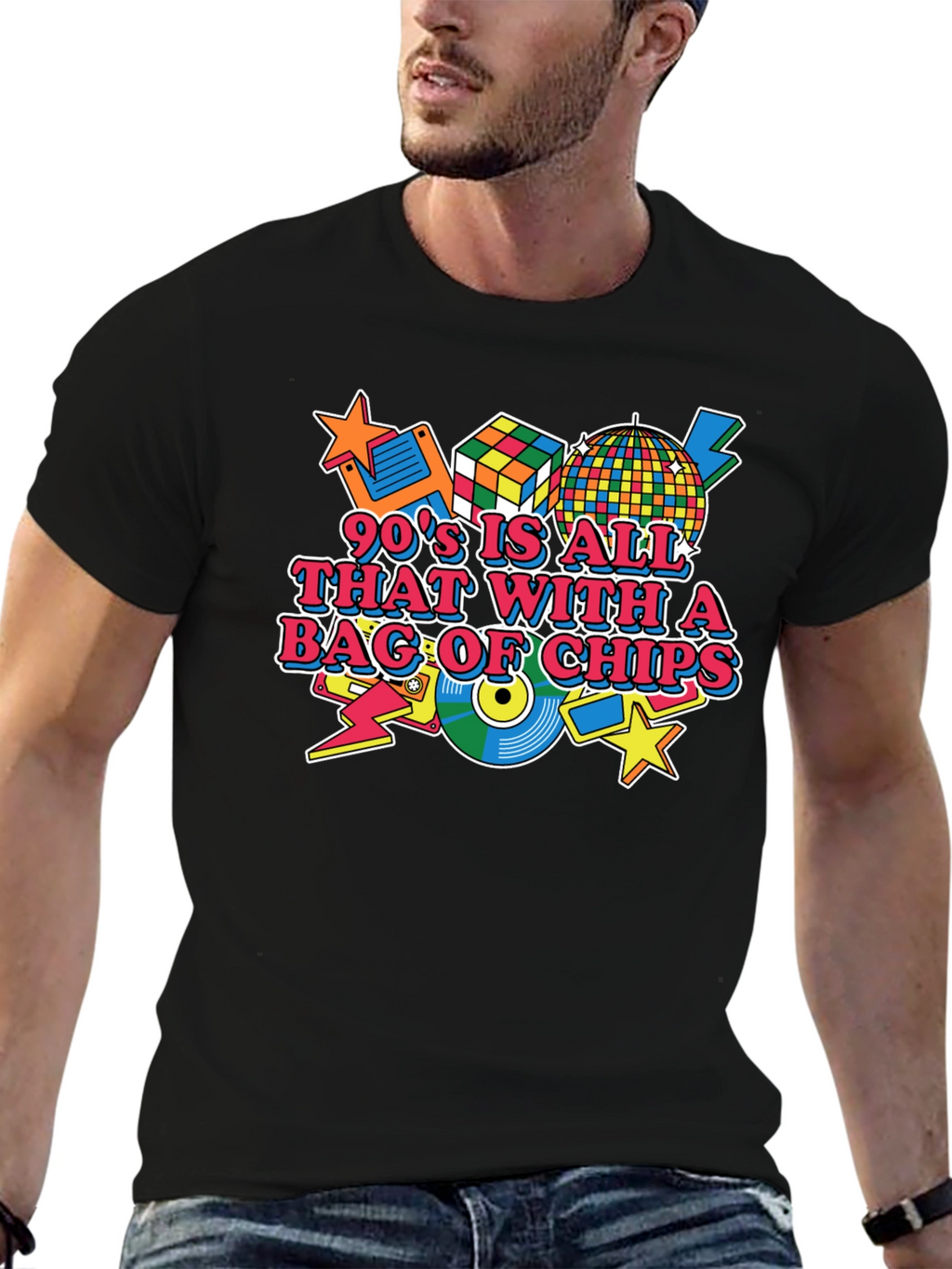 90s Style Graphic Tee