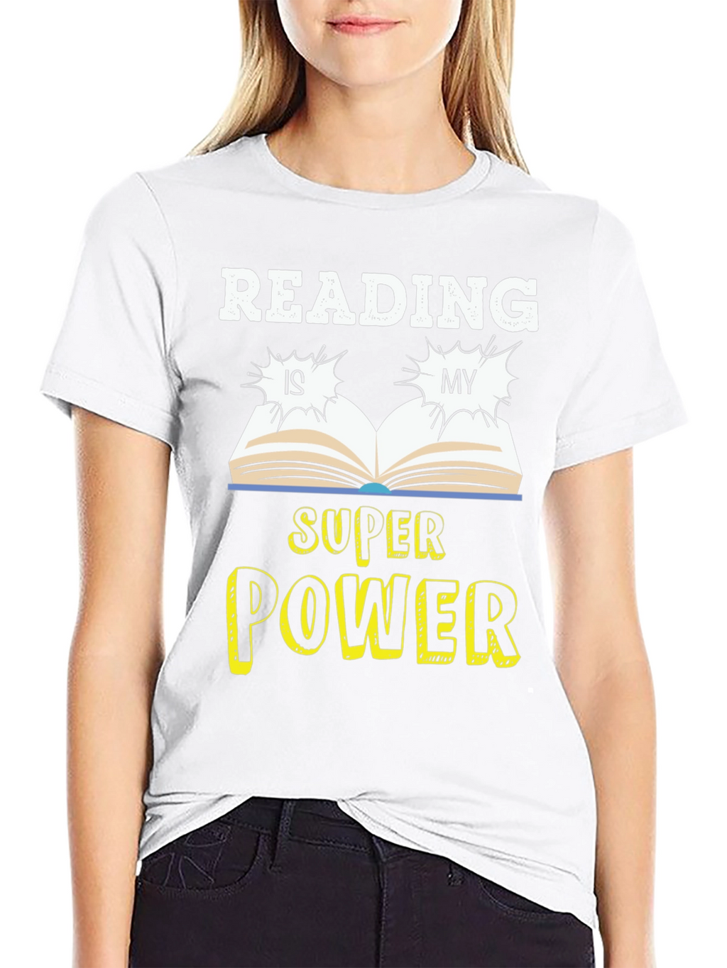 Reading is My Superpower Graphic Tee
