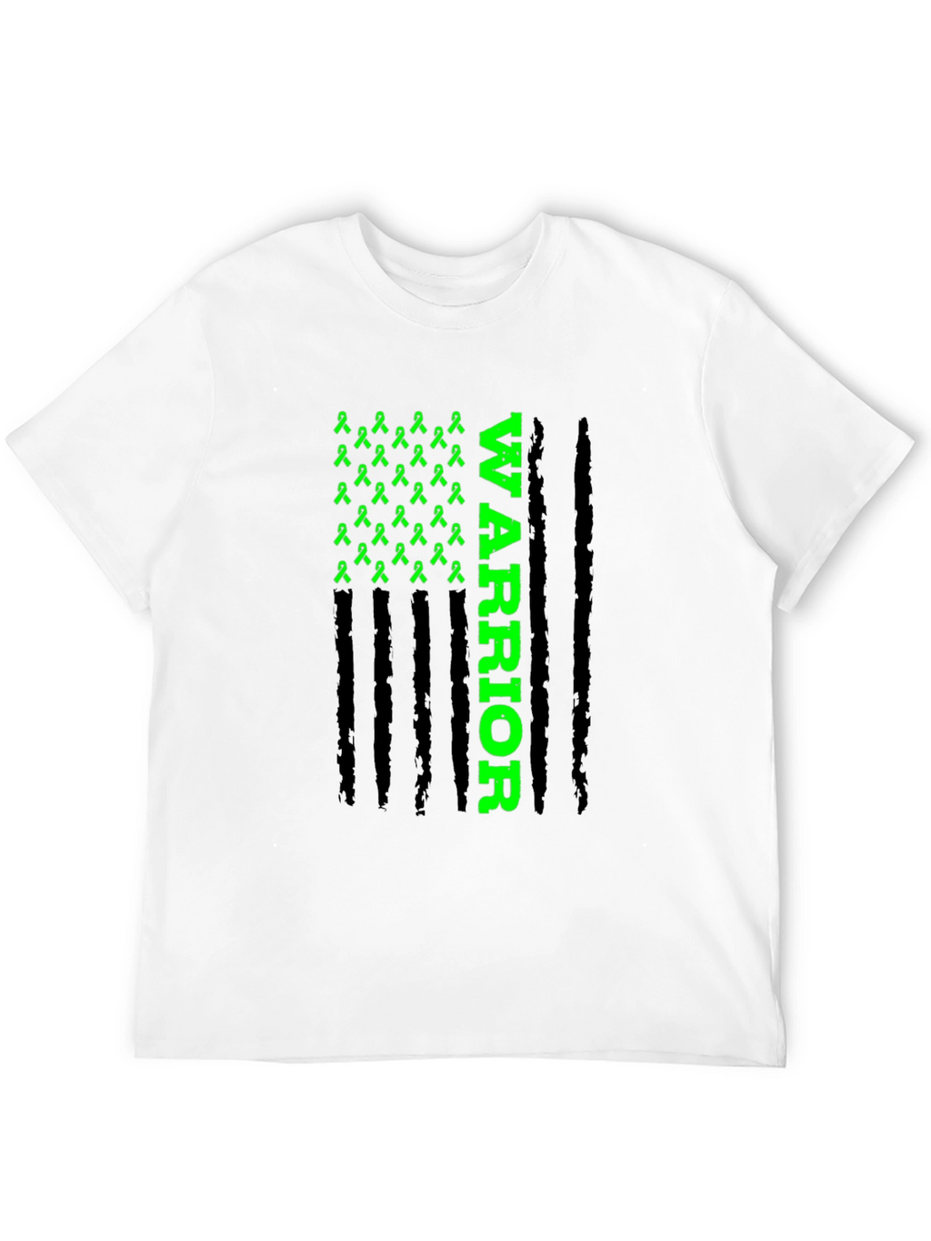 Green Ribbon Warrior Graphic T-Shirt