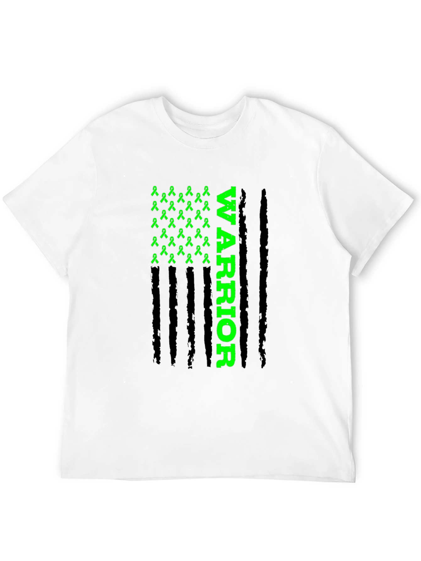 Green Ribbon Warrior Graphic T-Shirt