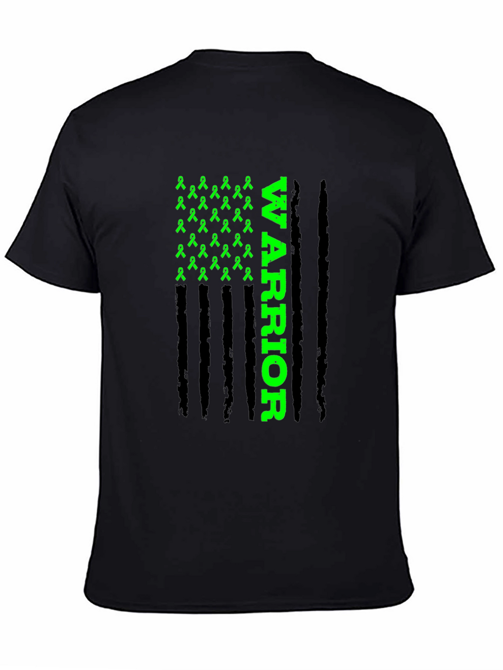 Green Ribbon Warrior Graphic T-Shirt