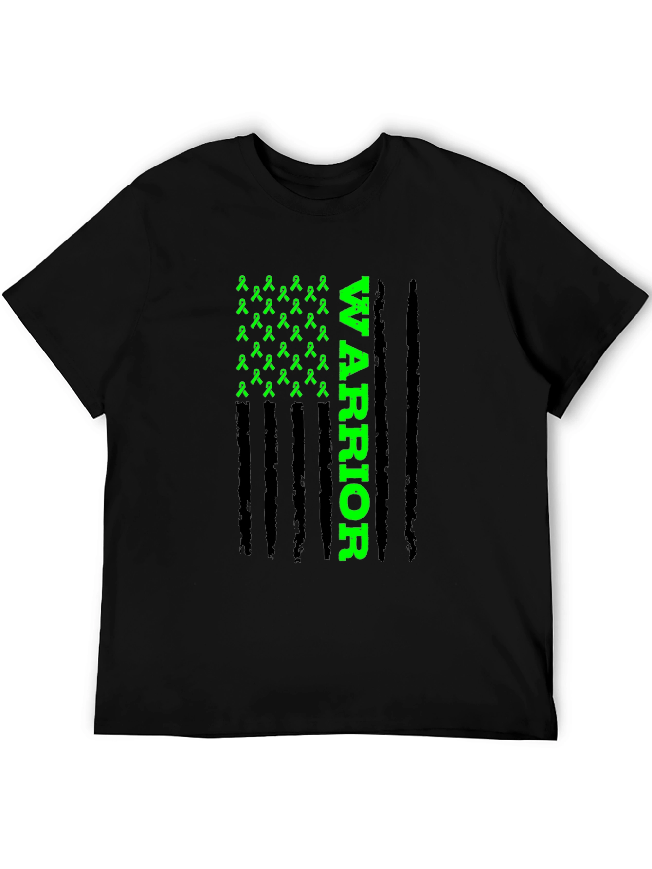 Green Ribbon Warrior Graphic T-Shirt