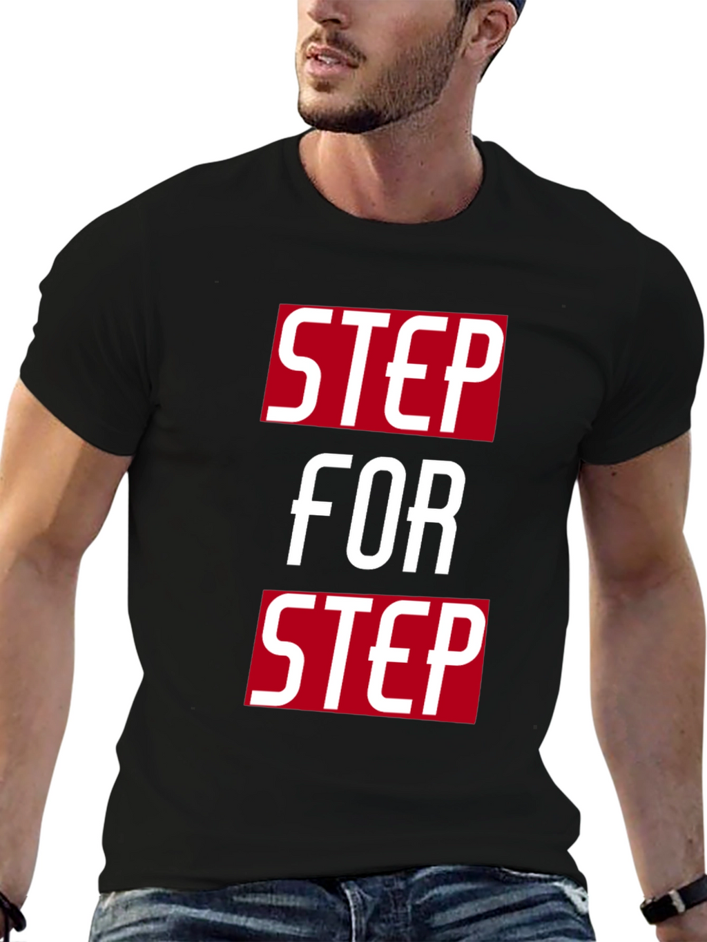 Step For Step Graphic Tee