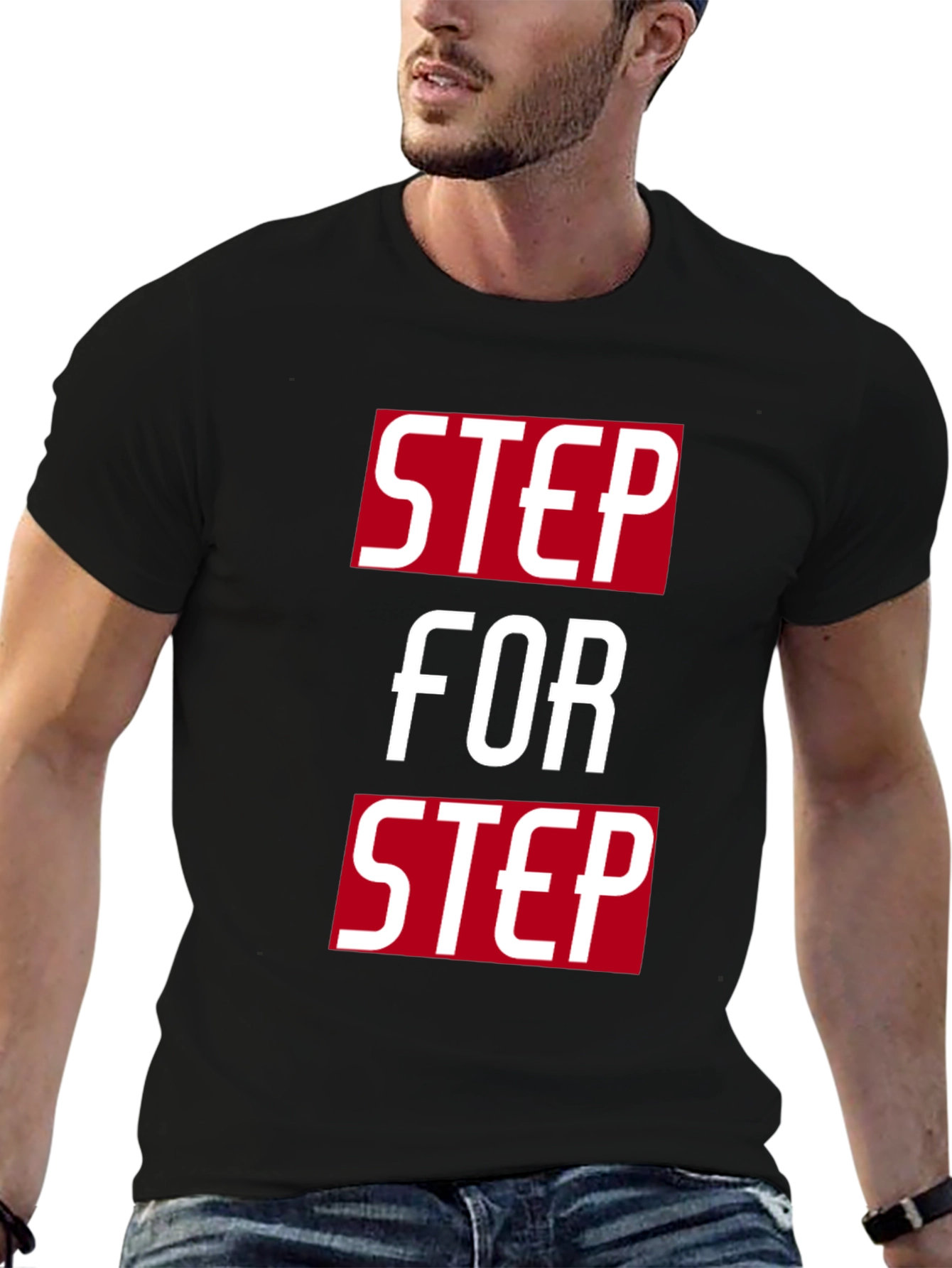 Step For Step Graphic Tee