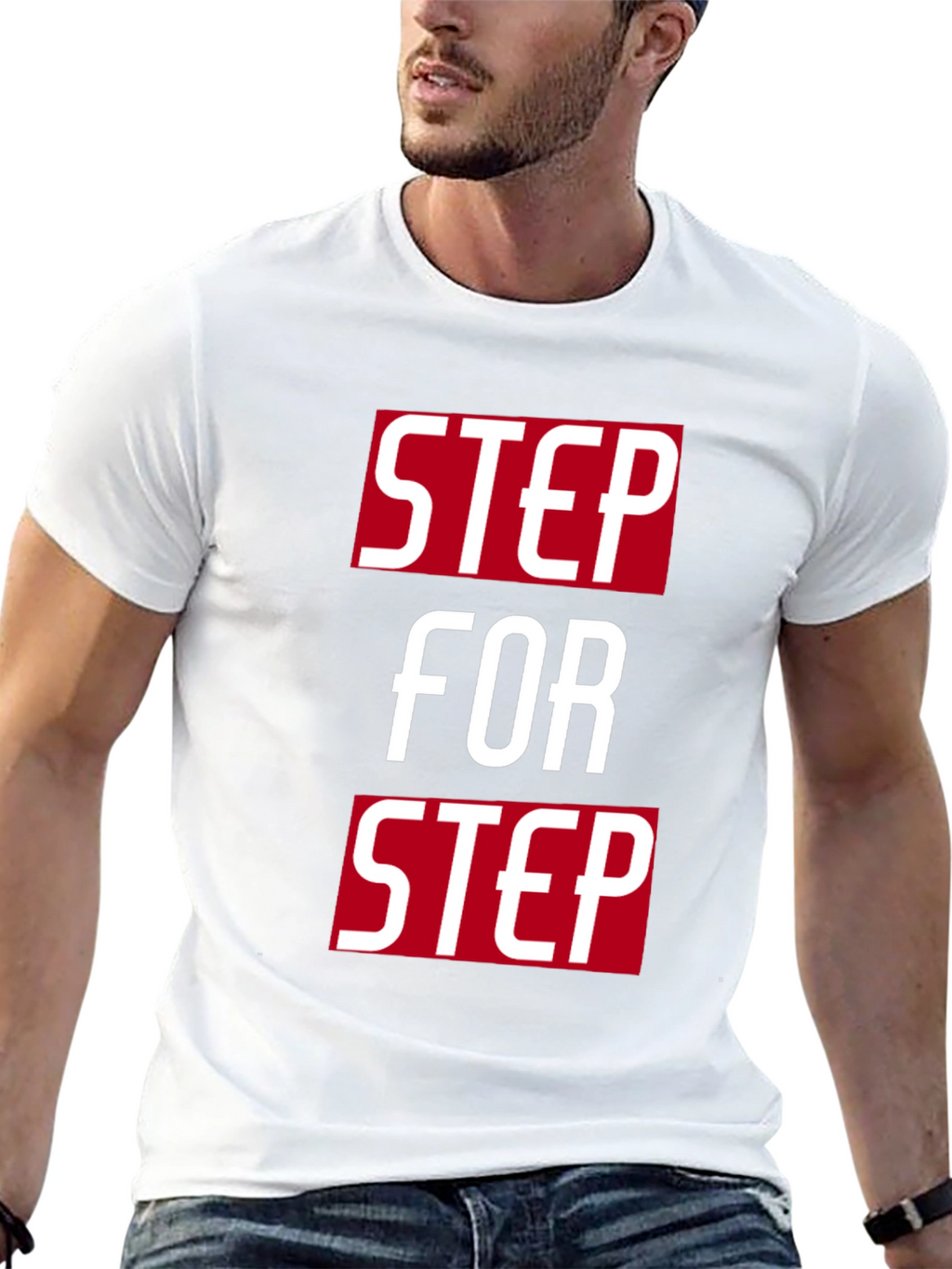 Step For Step Graphic Tee