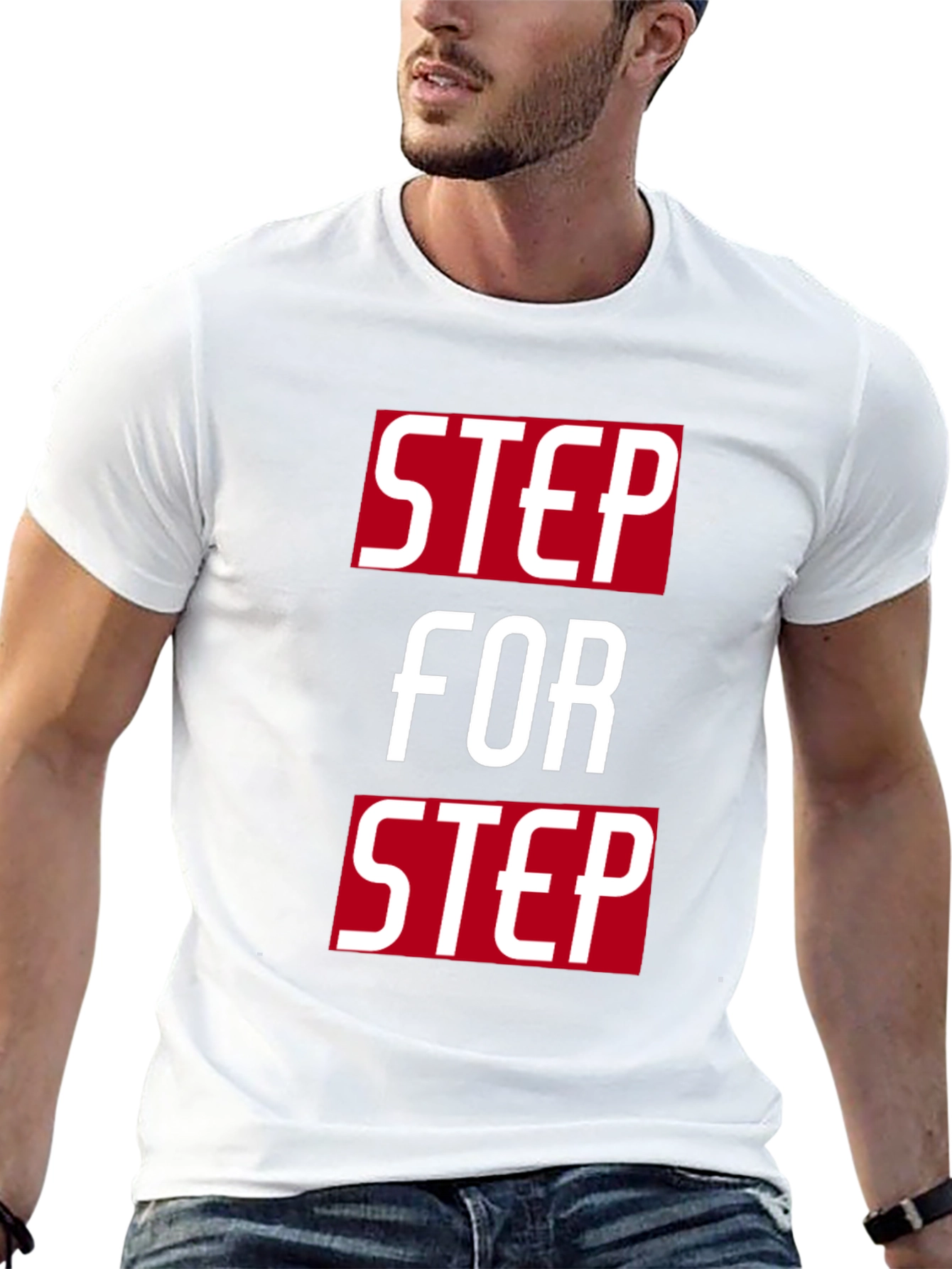 Step For Step Graphic Tee