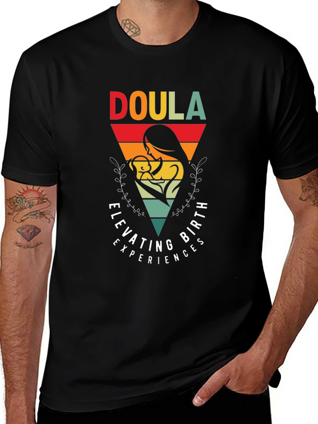 Doula Elevating Birth Experiences Graphic T-Shirt