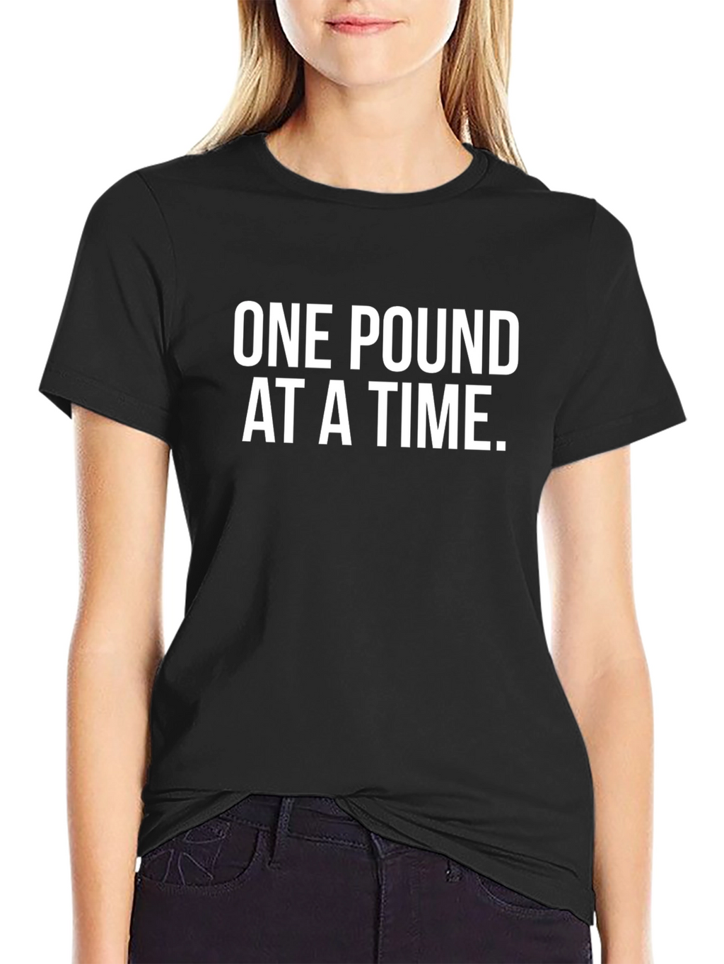 One Pound At A Time Graphic Tee - Motivational
