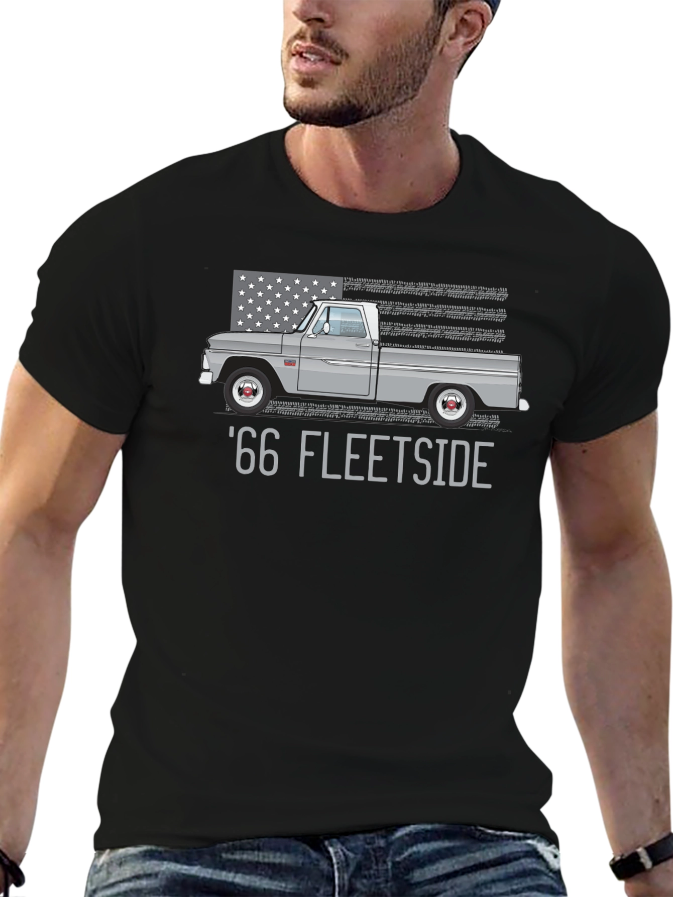 66 Fleetside Truck Graphic Tee - Classic American Style