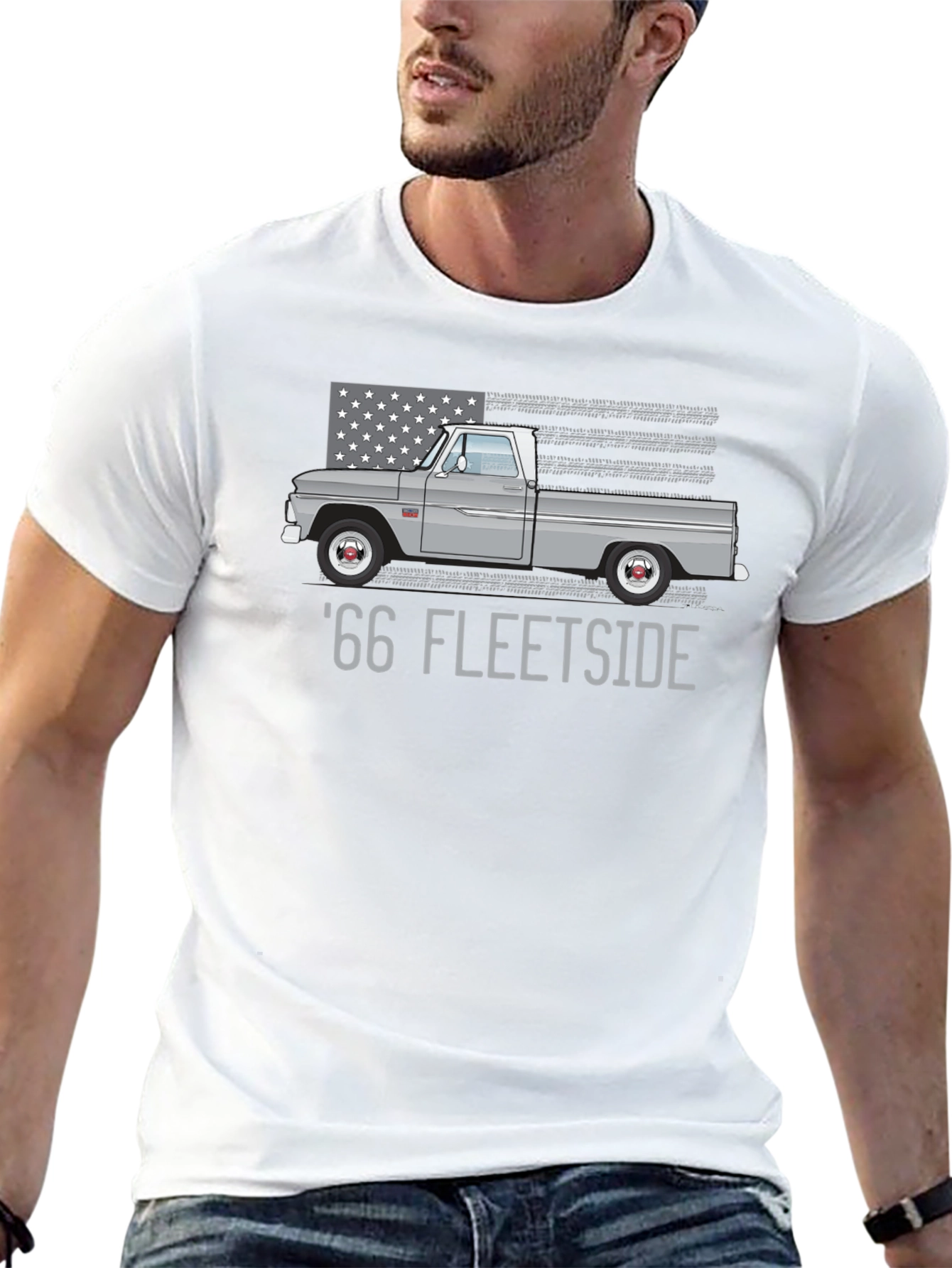 66 Fleetside Truck Graphic Tee - Classic American Style