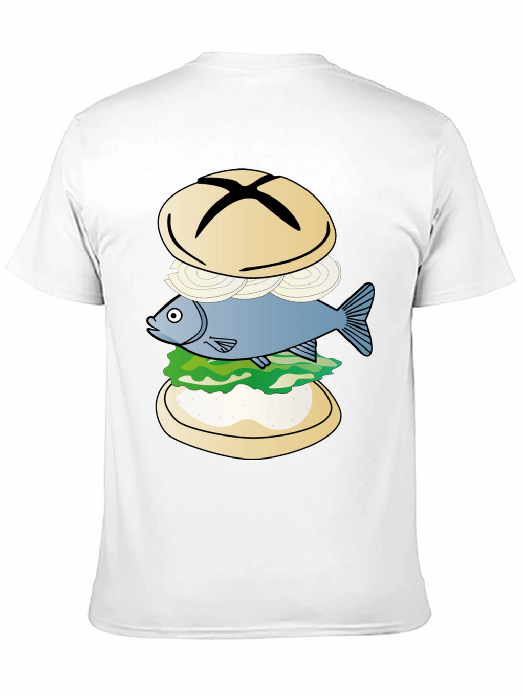 Fish Sandwich Graphic T-Shirt