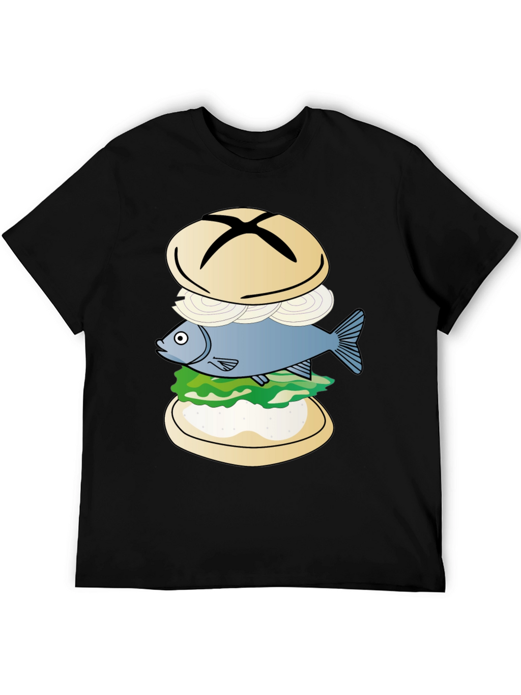 Fish Sandwich Graphic T-Shirt