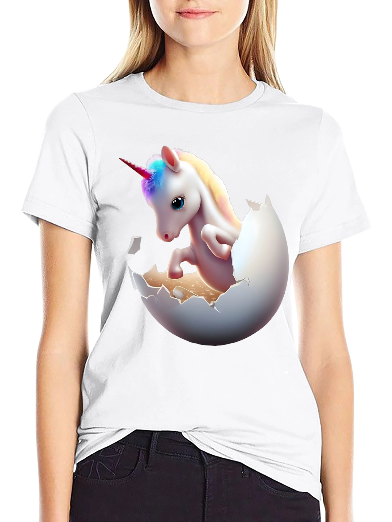 Unicorn Hatching Tee - Magical Comfort