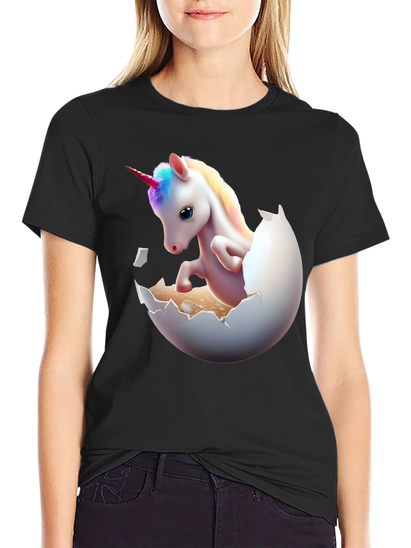 Unicorn Hatching Tee - Magical Comfort
