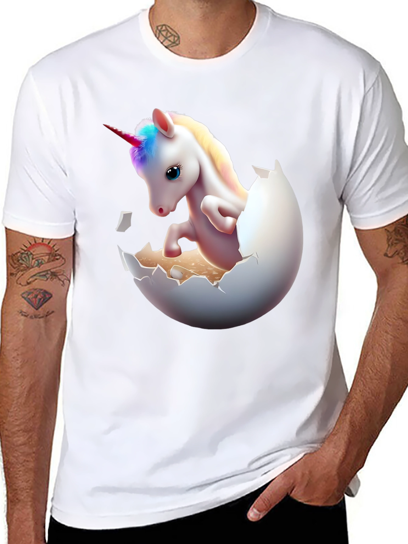 Unicorn Hatching Tee - Magical Comfort