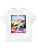 White Horse Rider Graphic T-Shirt