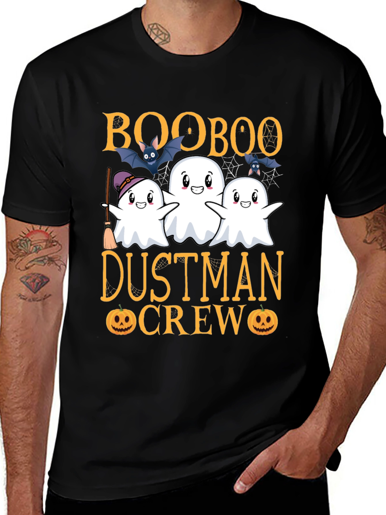 Boo Boo Dustman Crew Halloween T-Shirt