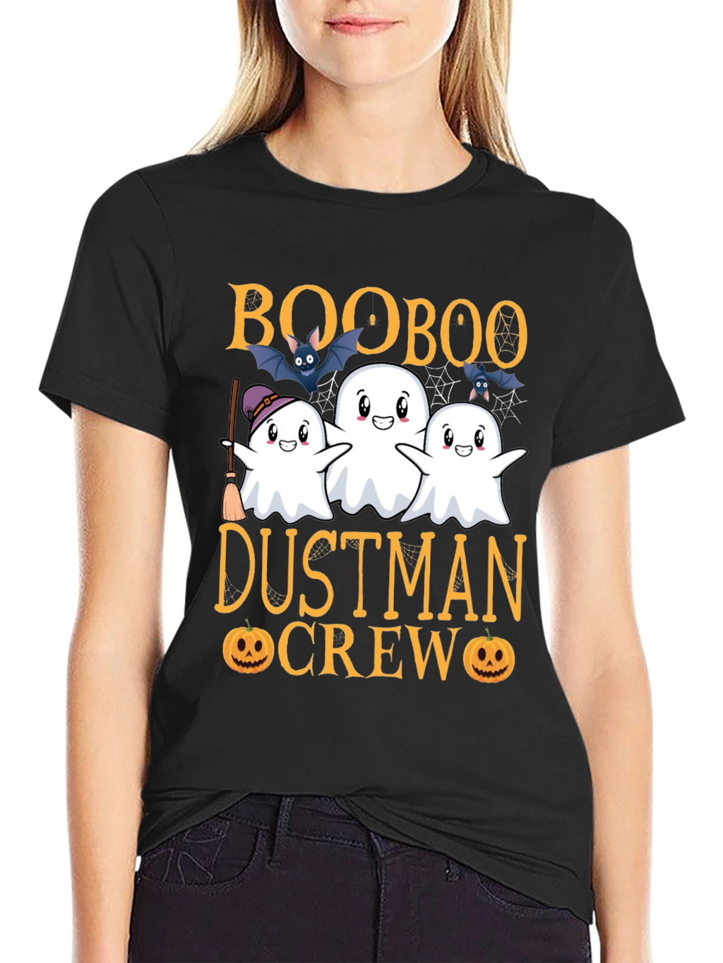 Boo Boo Dustman Crew Halloween T-Shirt