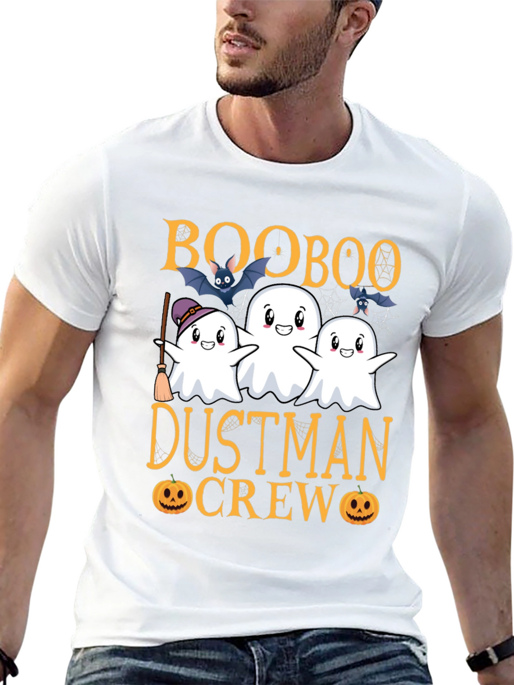 Boo Boo Dustman Crew Halloween T-Shirt