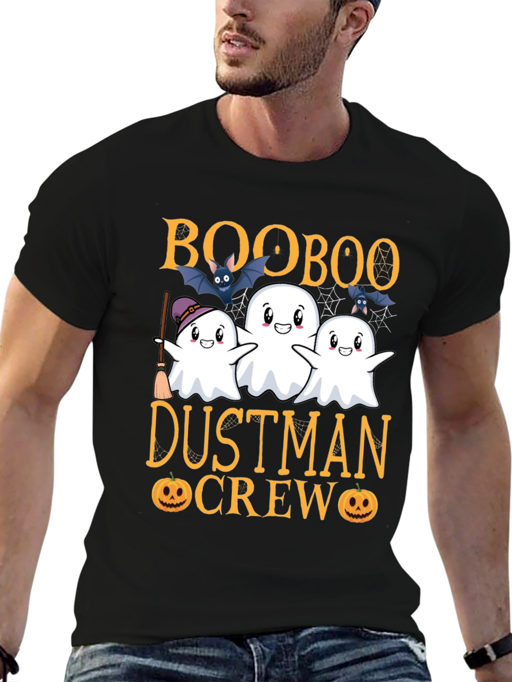 Boo Boo Dustman Crew Halloween T-Shirt